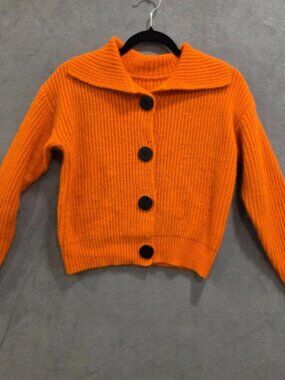 The Unbranded Brand Women's Orange Cardigan